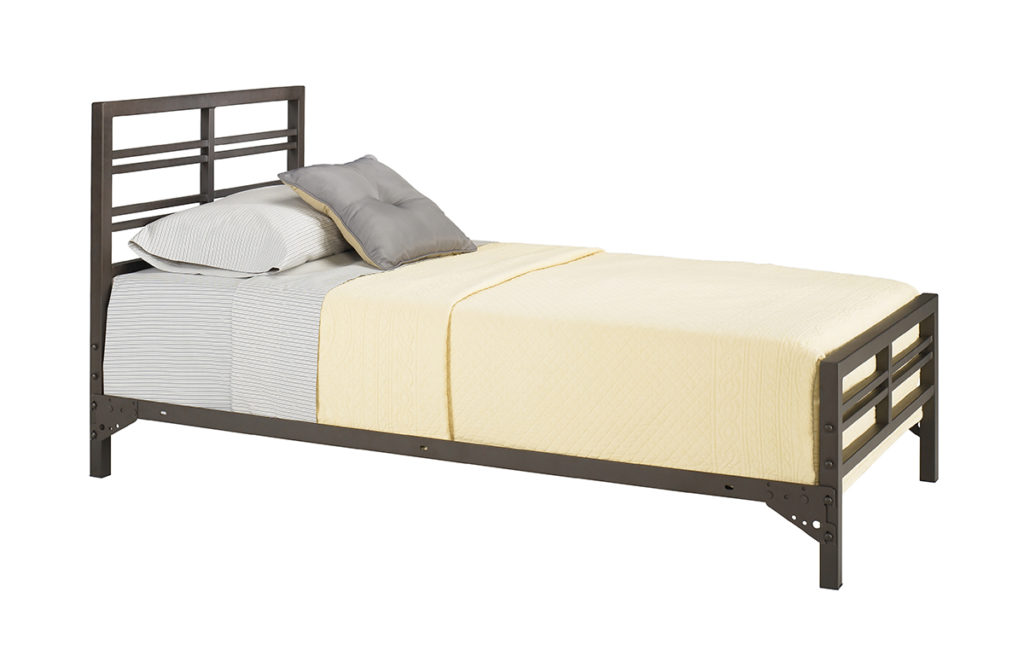 Mason twin metal bed frame is stylish, strong and durable, bed bug resistant