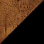 Wood finish combination, blackbase-chestnut